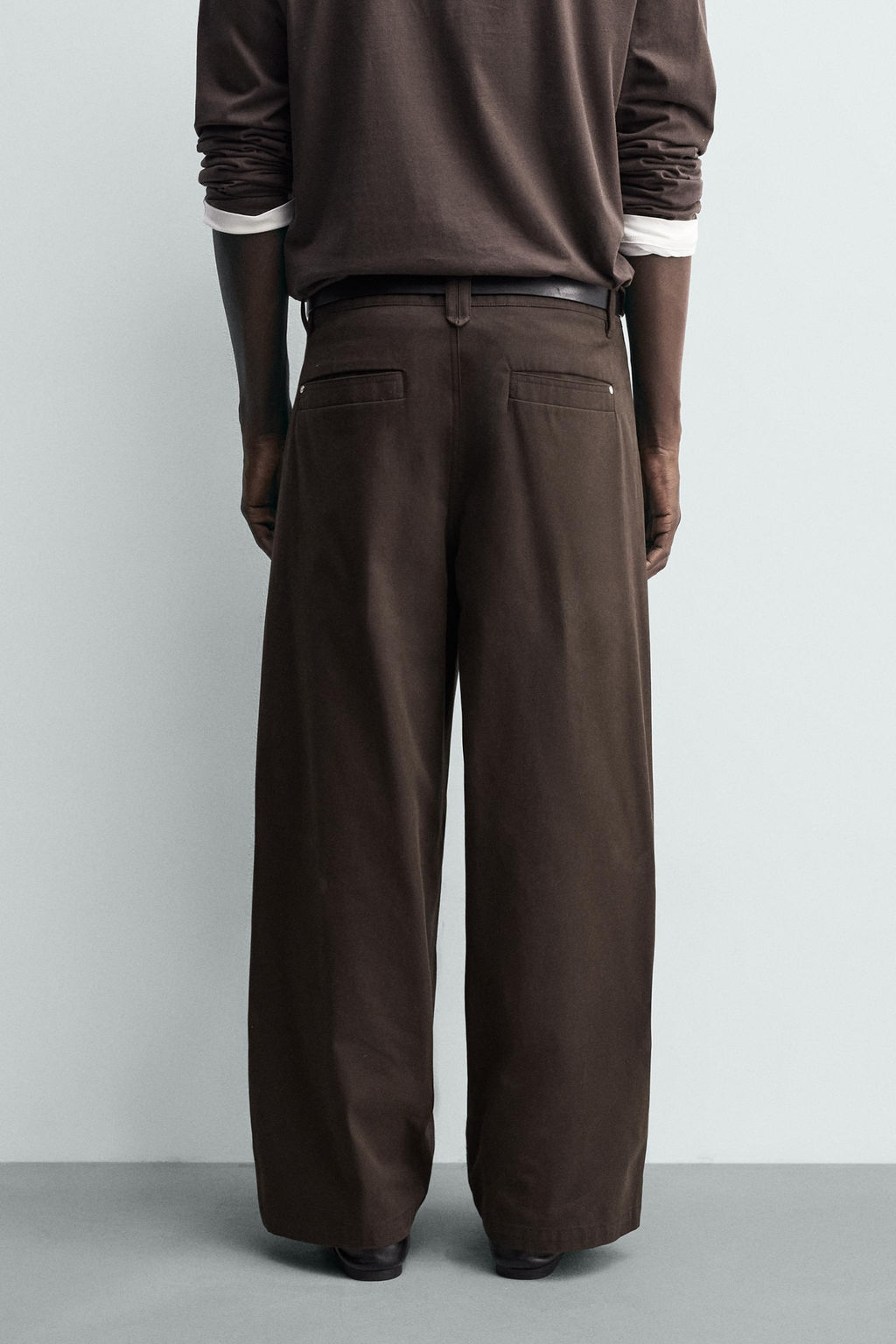 PLEATED WIDE-LEG TROUSERS - Zara фото 20