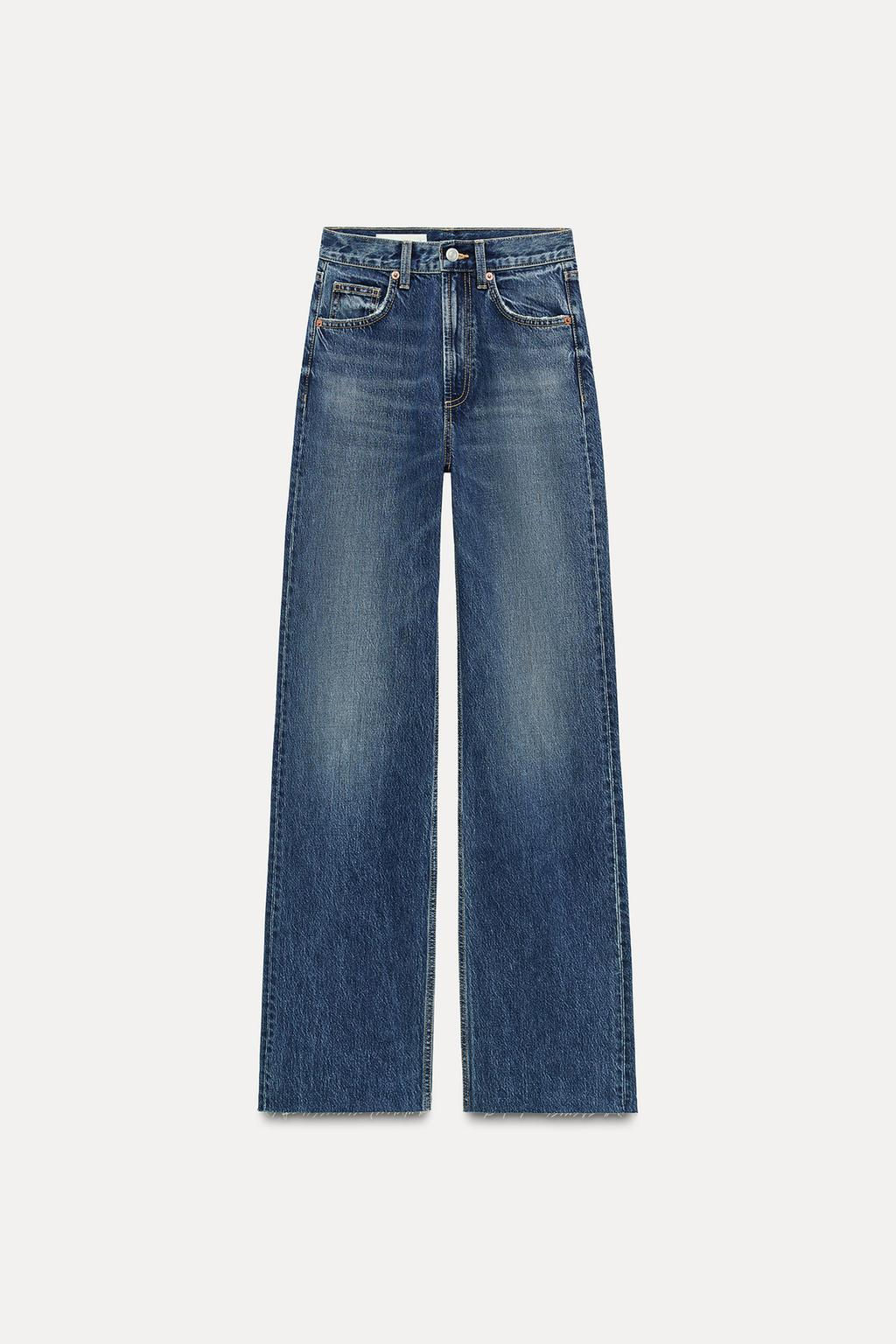 TRF WIDE-LEG HIGH-WAIST JEANS - Zara фото 7