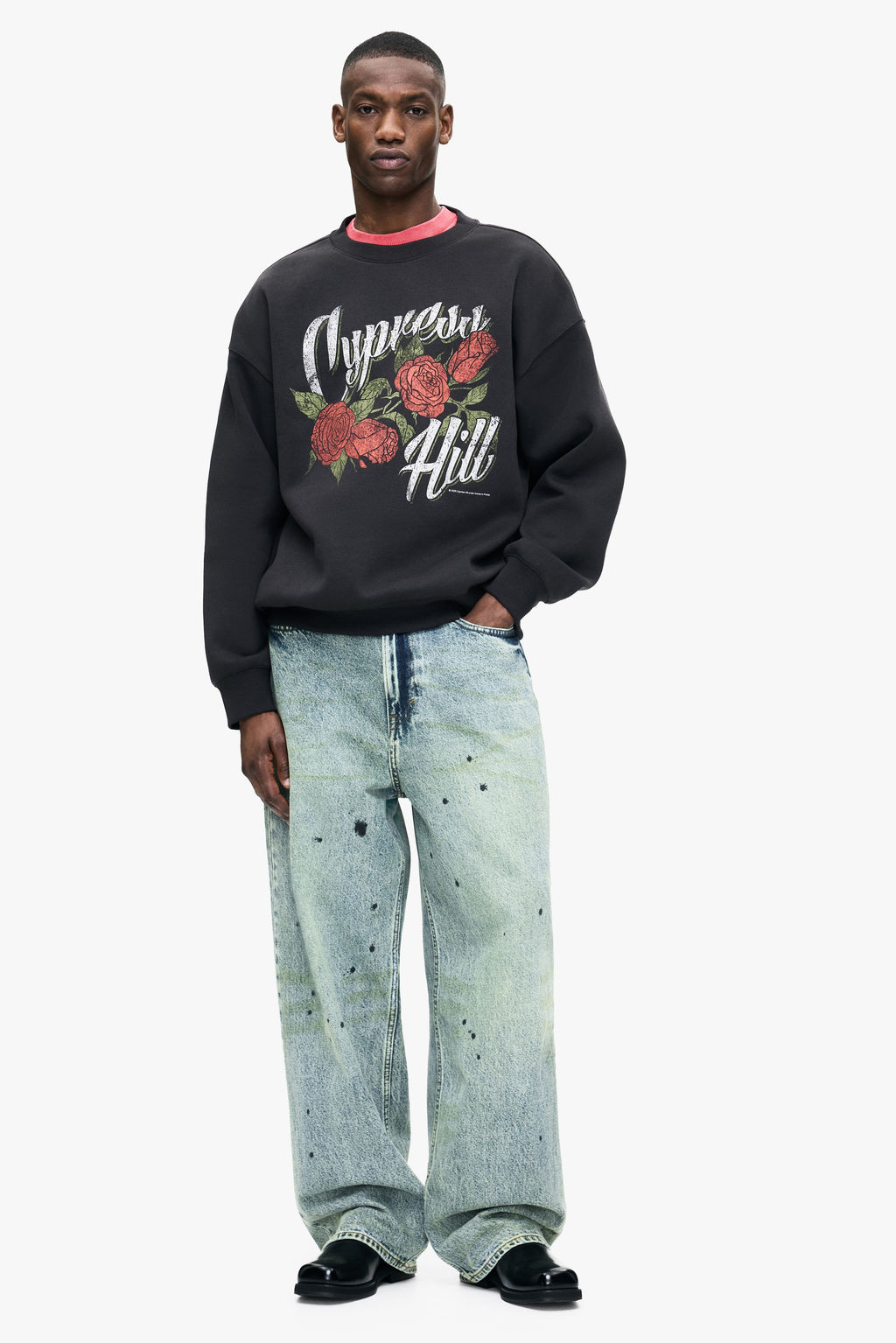 Sudadera con estampado Oversized Fit - H&m фото 5