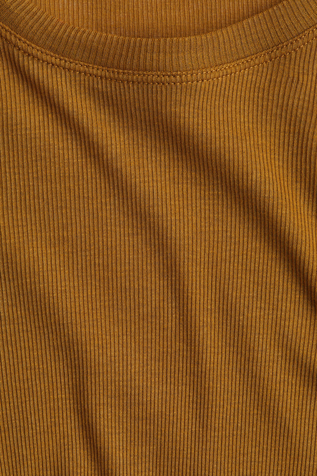 Camiseta en canal? de algod?n pima - H&m фото 5