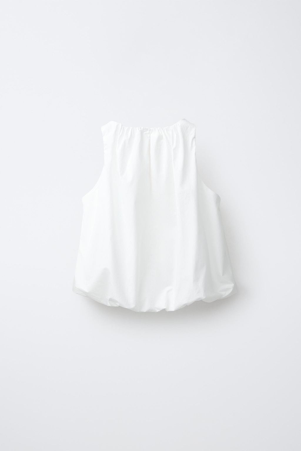 TOP ABULLONADO POPEL?N / Blanco - Zara фото 4
