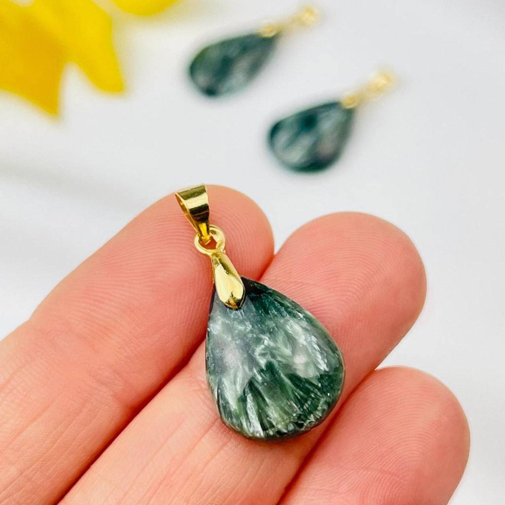 Кулон из Серафинита - Радуга самоцветов фото 2