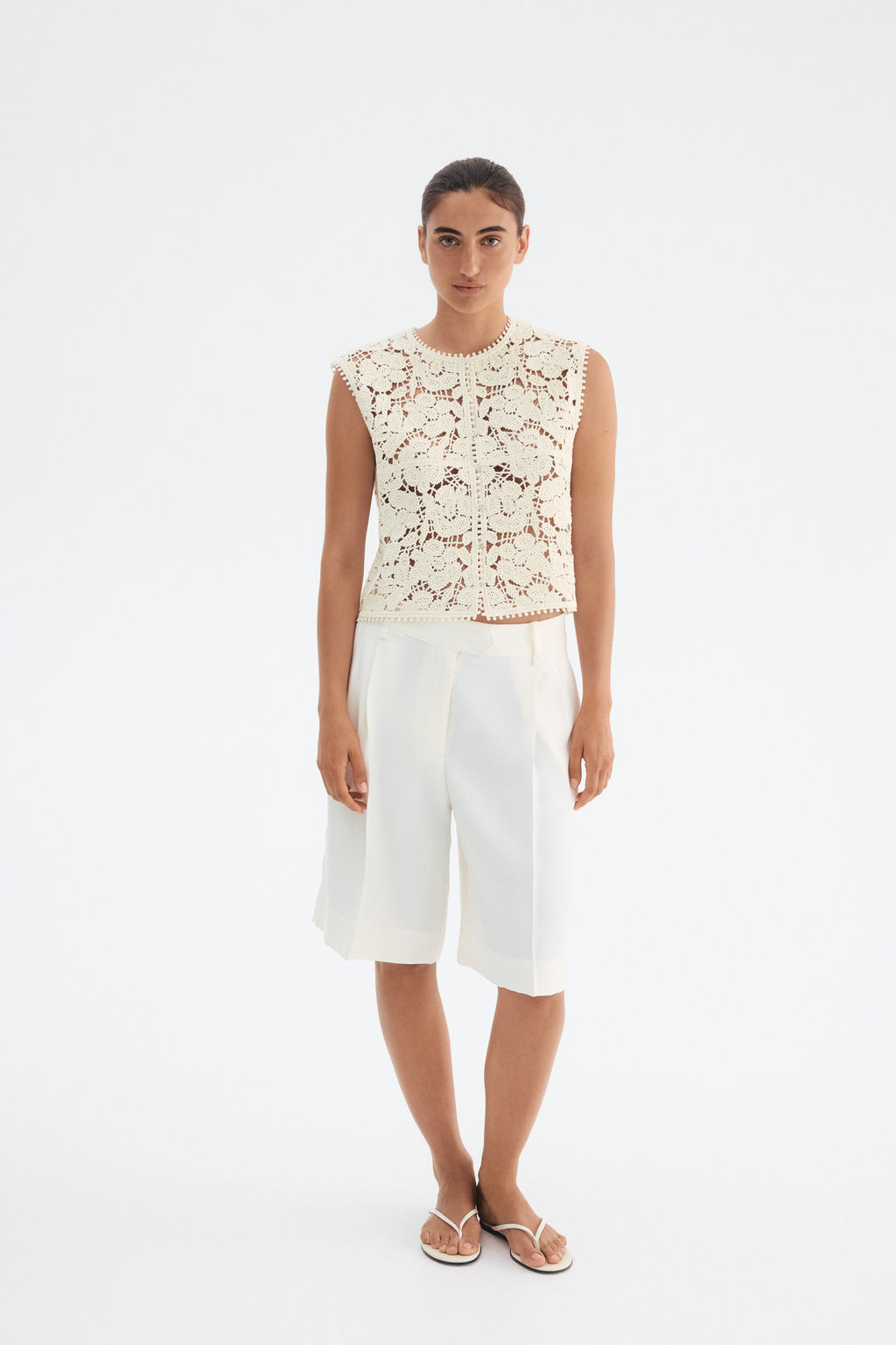 Chaleco efecto crochet - H&m фото 4