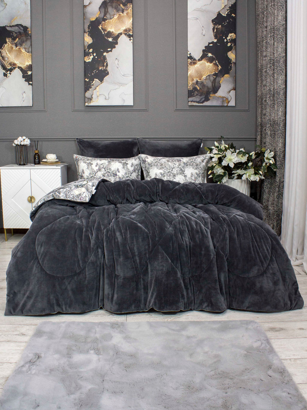 Фаворит (графит жемчуг) ABC Egypt Cotton комплект