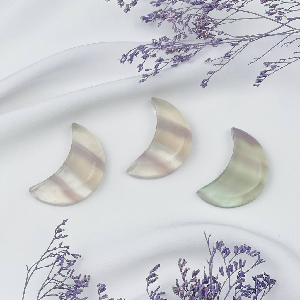 Месяц из Флюорита - Радуга самоцветов фото 2