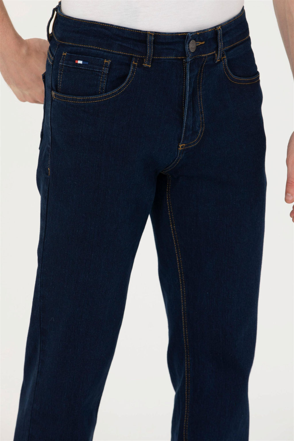 U. S. Polo Assn / Мужские темно-синие джинсовые брюки - U.s. polo assn фото 5