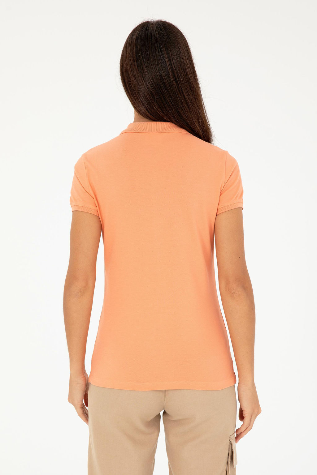 Женская базовая футболка Salmon Неожиданная скидка в корзине - U.s. polo assn фото 12