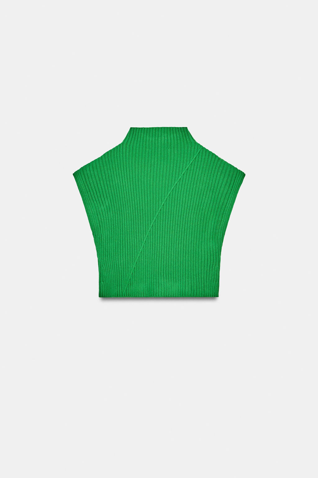 CHALECO PUNTO RIB / Verde - Zara фото 6