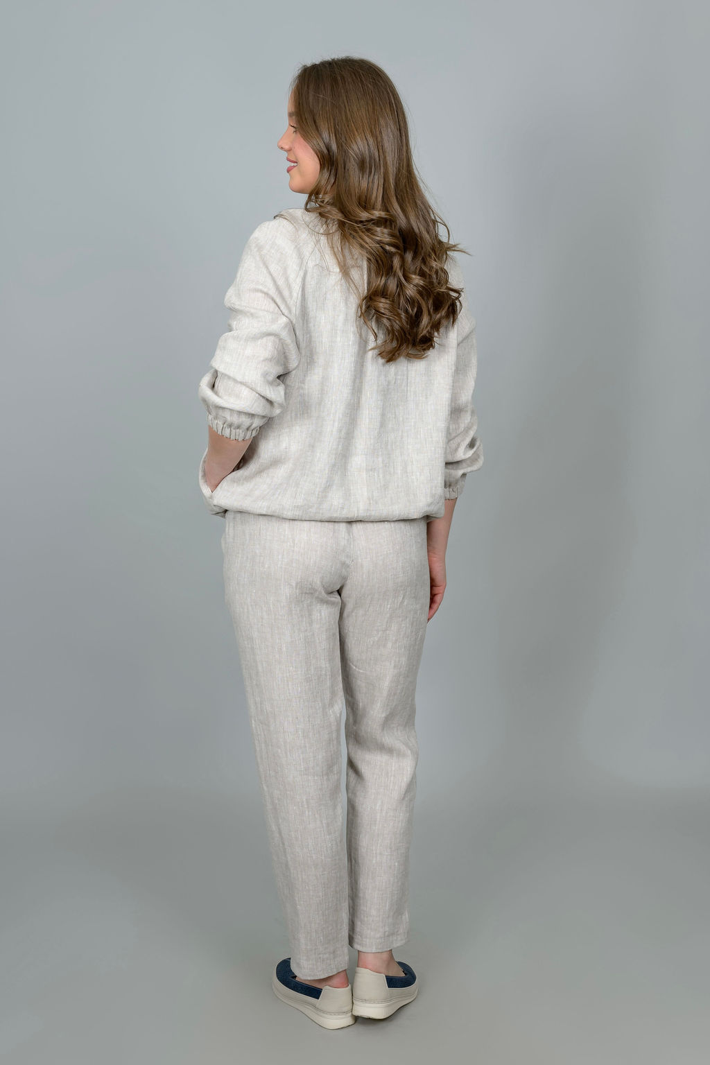 Бомбер лен 100% - Новый лен фото 6