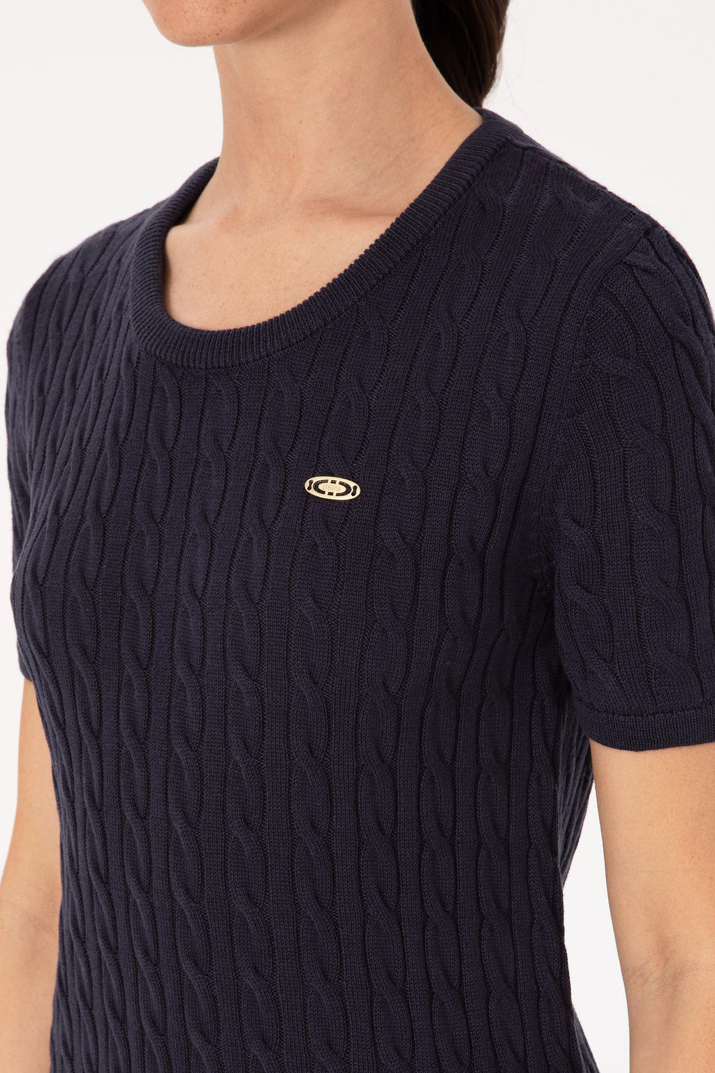 Kad_n Lacivert Triko Elbise - U.s. polo assn фото 6