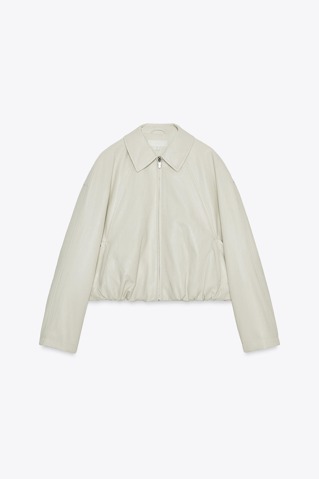 FAUX LEATHER BOMBER JACKET - Zara фото 7