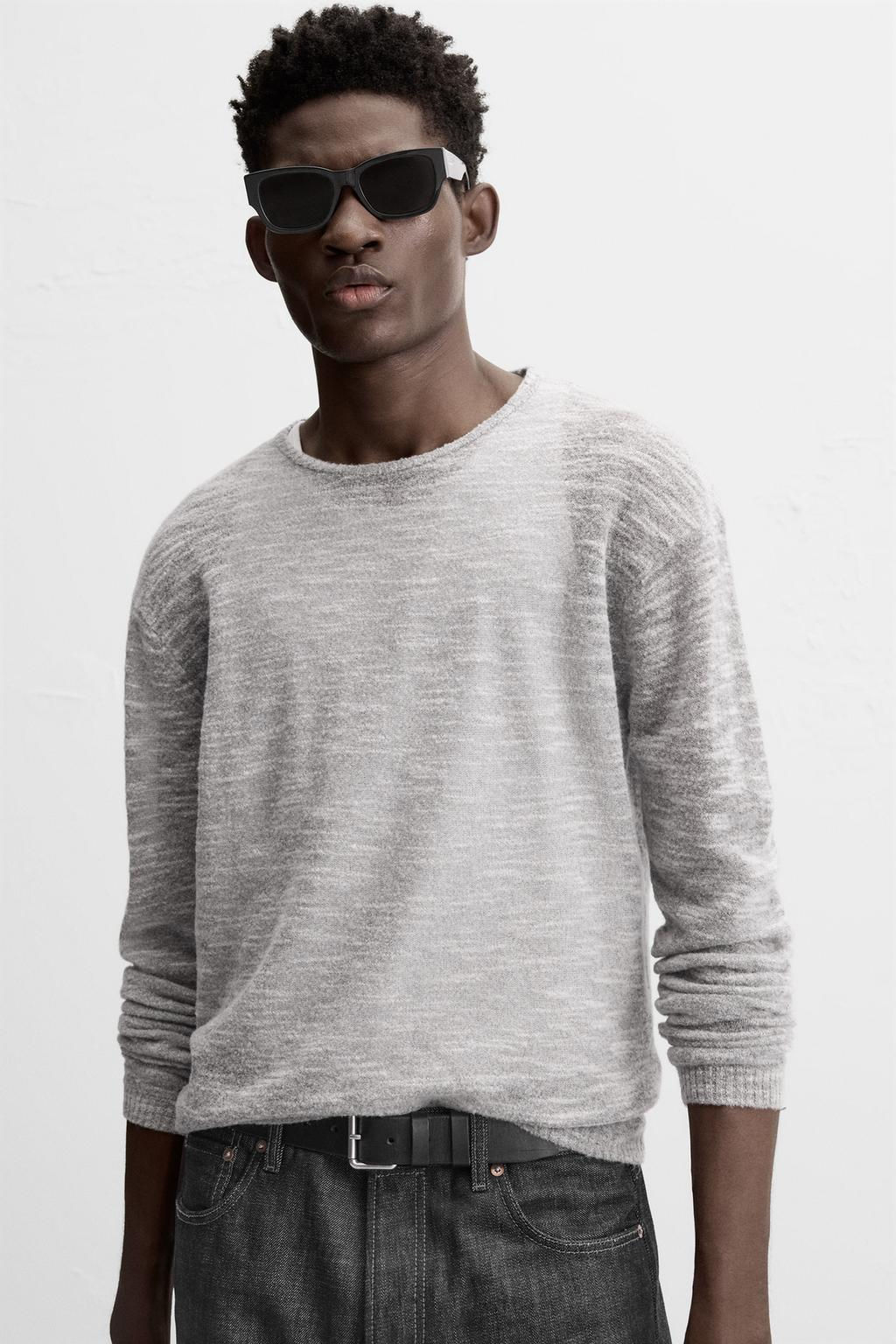 SEMI-SHEER TEXTURED SWEATER - Zara фото 5