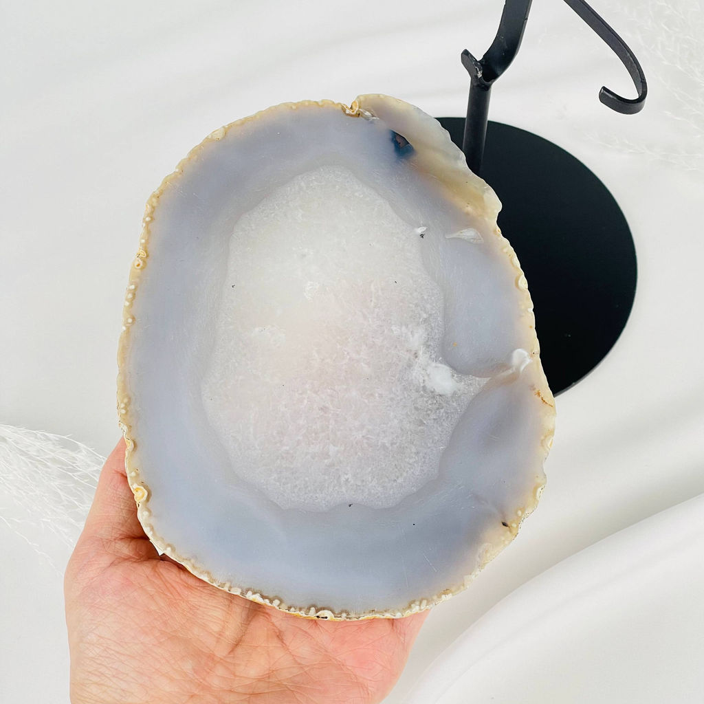 Срез Агата на подставке - Радуга самоцветов фото 2