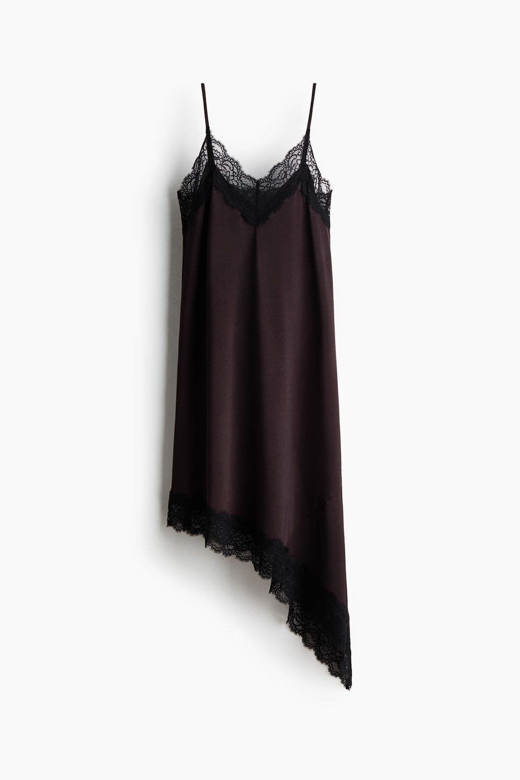 Vestido de tirantes con ribetes de encaje - H&m фото 4