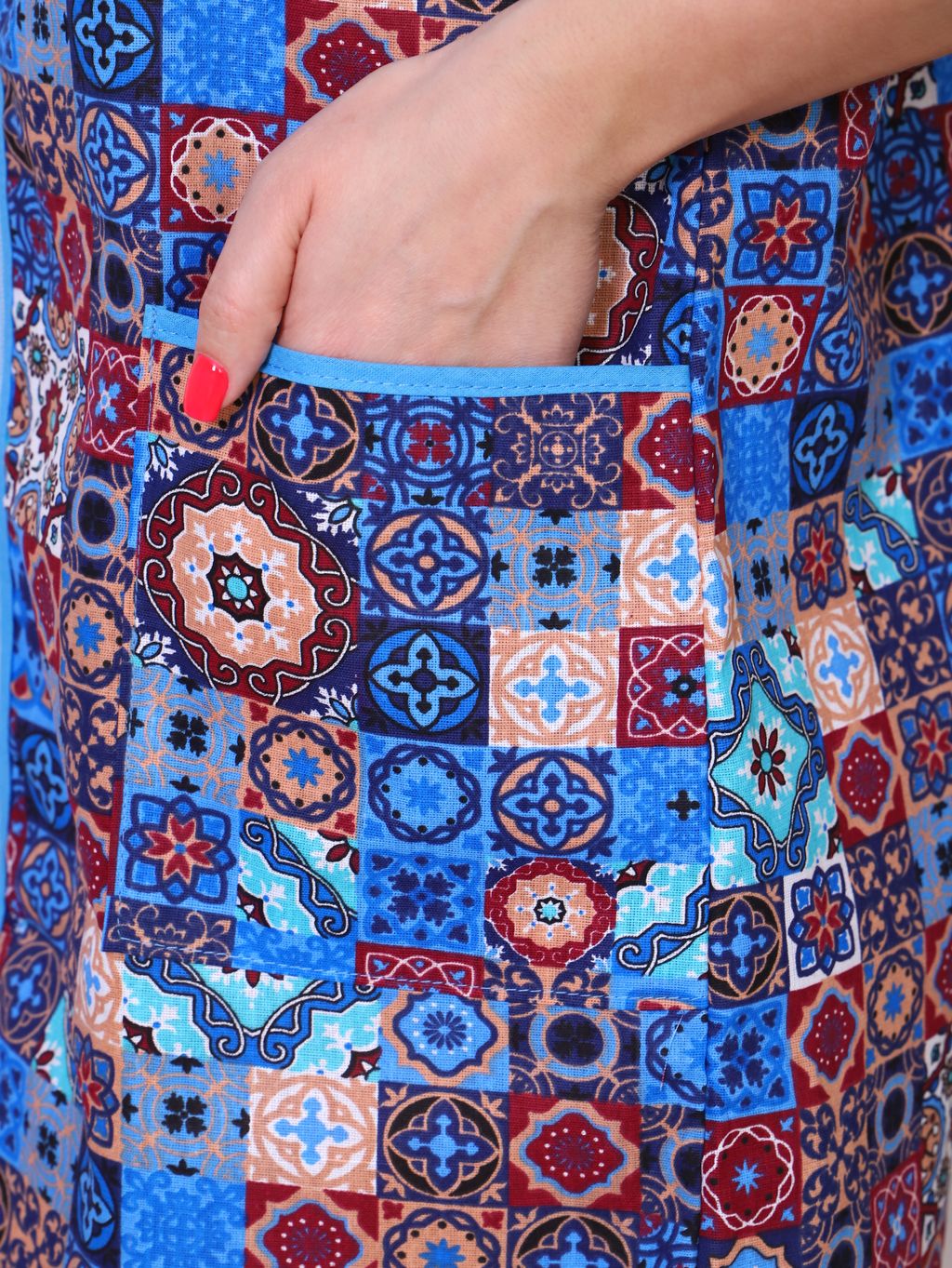 Халат женский из бязи м38г (на молнии) - Лето-текс фото 9