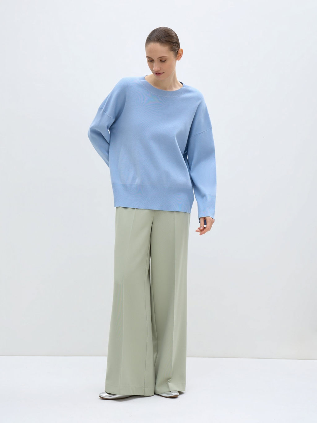 Conso/KJL 240704 - blue-grey Джемпер женский