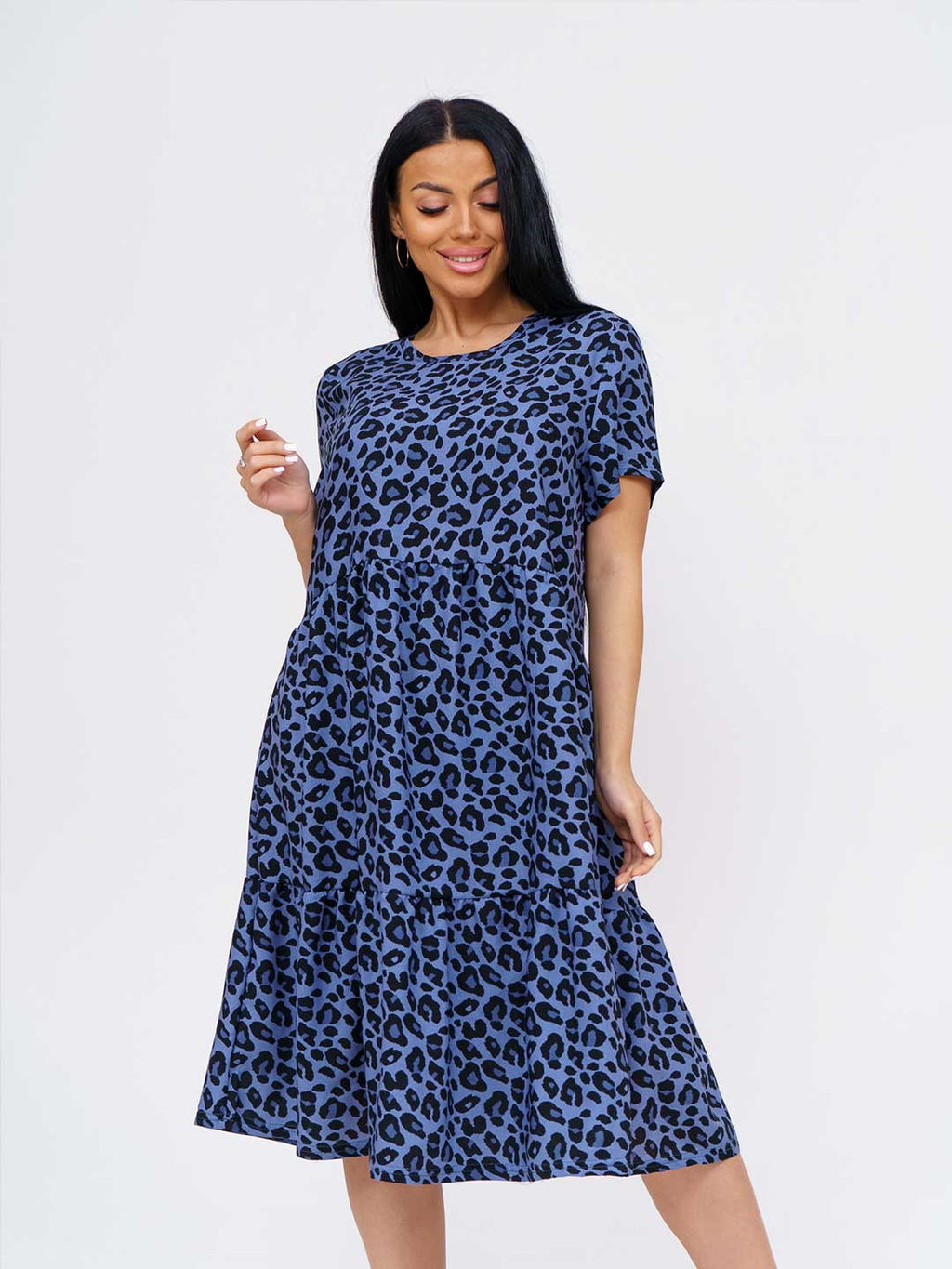 Платье женское, цвет синий