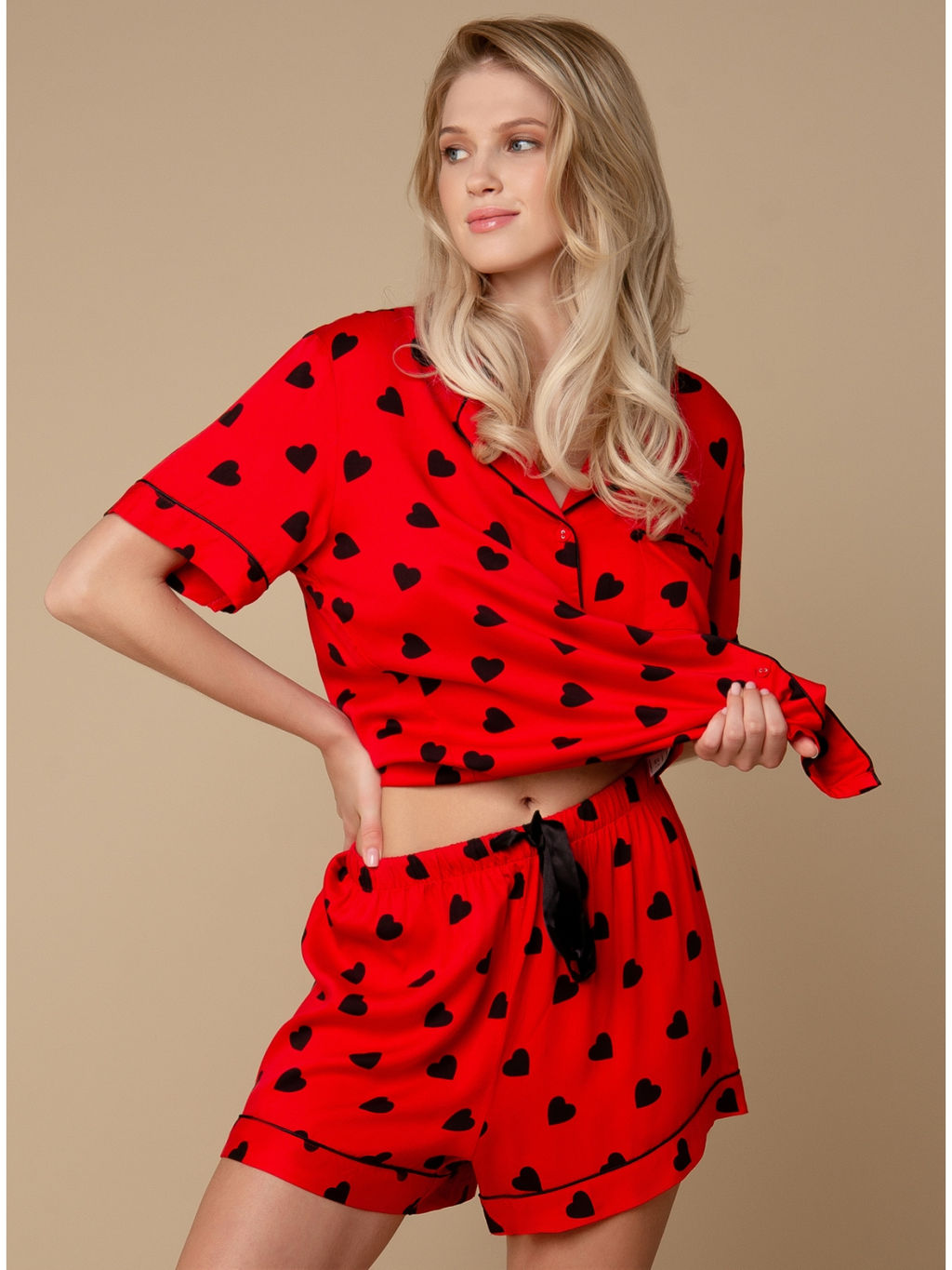 Домашняя пижама Индефини (Арт.3293TBD) - Indefini фото 3