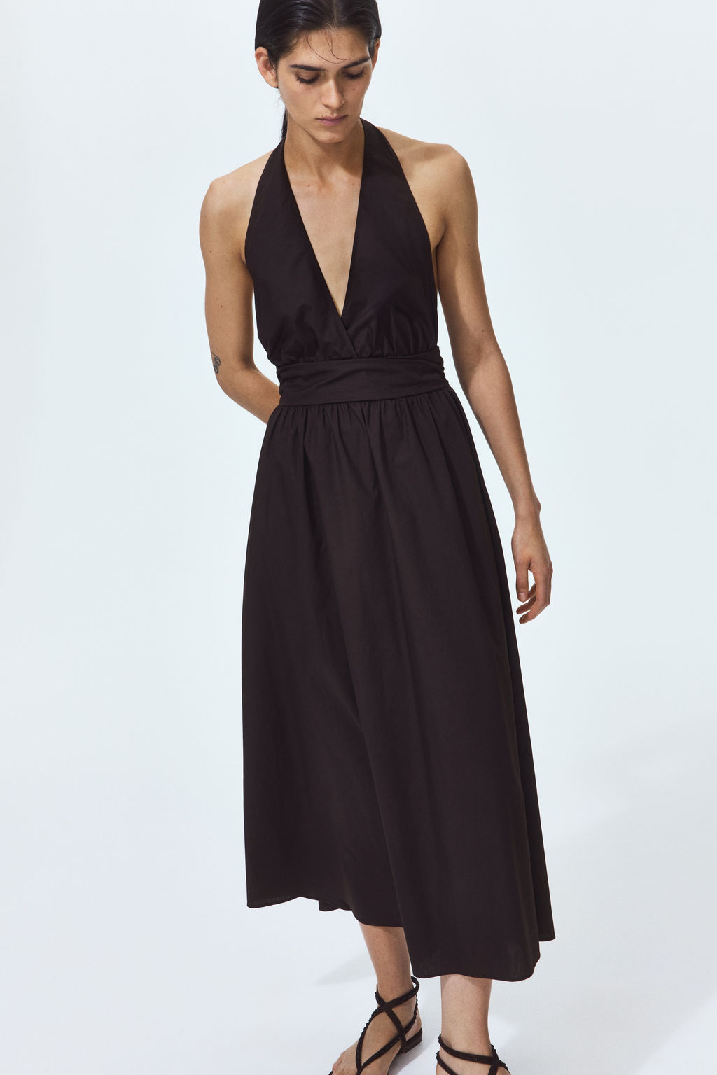 Vestido halter de algod?n - H&m фото 6