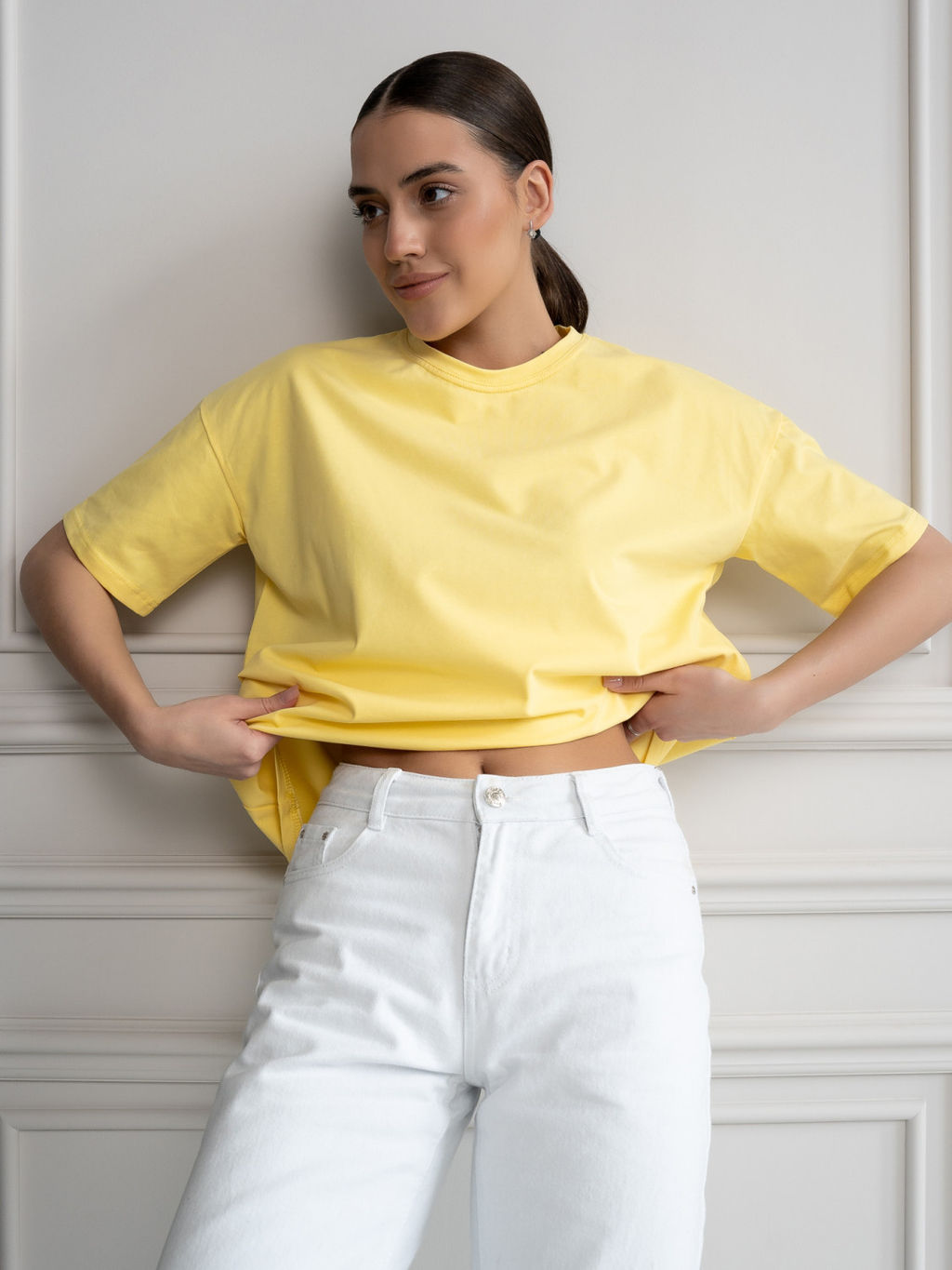 Футболка унисекс Оверсайз, цв. Желтый