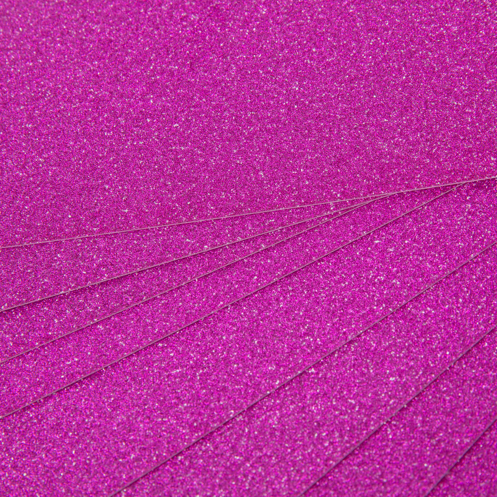 VISTA-ARTISTA Бумага цветная глиттерная GLIT-A4 250 г/м2 A4 21 х 29.7 см 10 шт. 04 - фуксия (fuchsia) фото 4