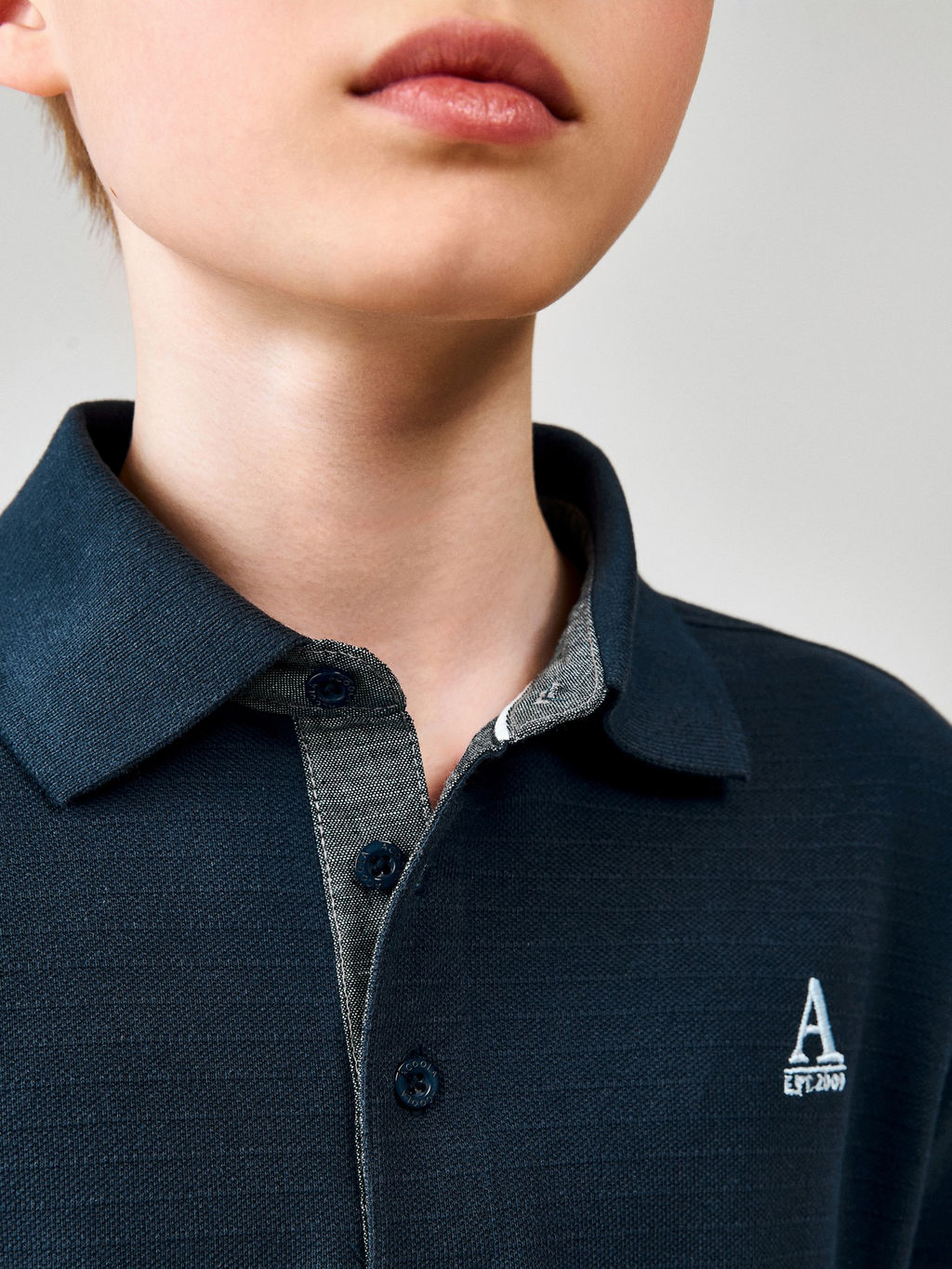 ACOOLA / Сорочка-поло верхняя для мальчиков Sova темно-синий  фото 4