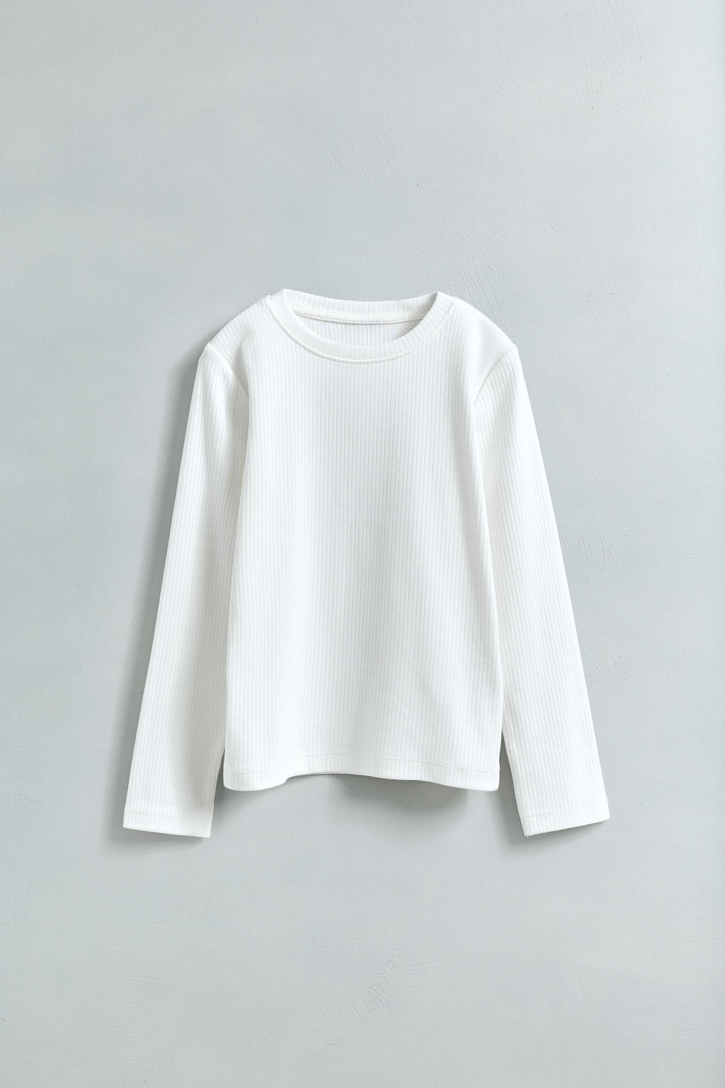 PLAIN RIBBED T-SHIRT - Zara фото 5