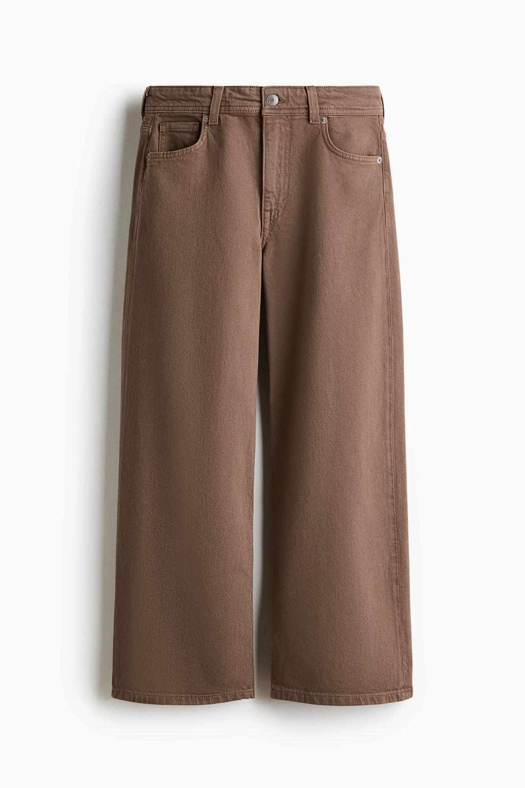 Wide High Waist Ankle Jeans - H&m фото 2