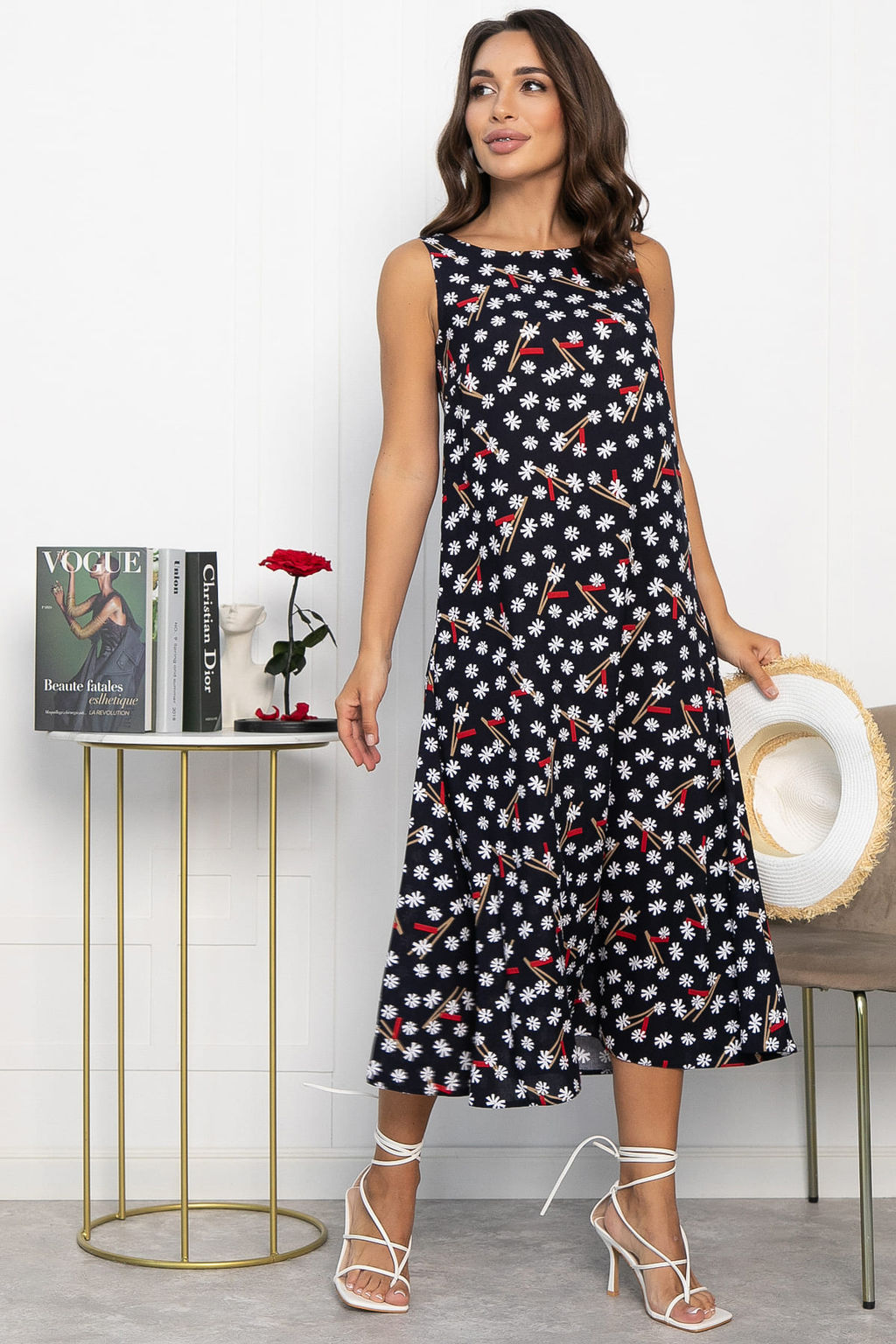 Сарафан Кампари штапель - Lt collection фото 18