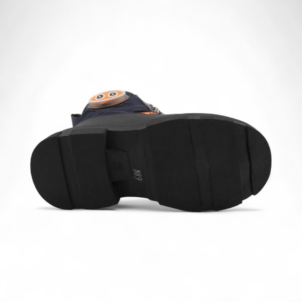 Ботинки демисезонные 5921-2В черно синие - Sport фото 4