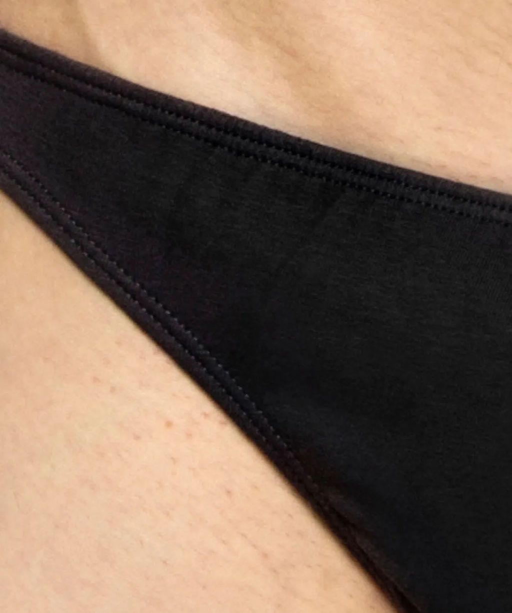 ATLANTIC 2BMP-253 Трусы стринги Basic - набор 2 шт. черный  фото 3