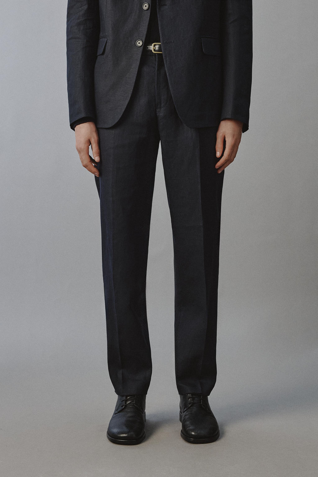 PANTAL?N TRAJE 100% LINO / Marino - Zara фото 2