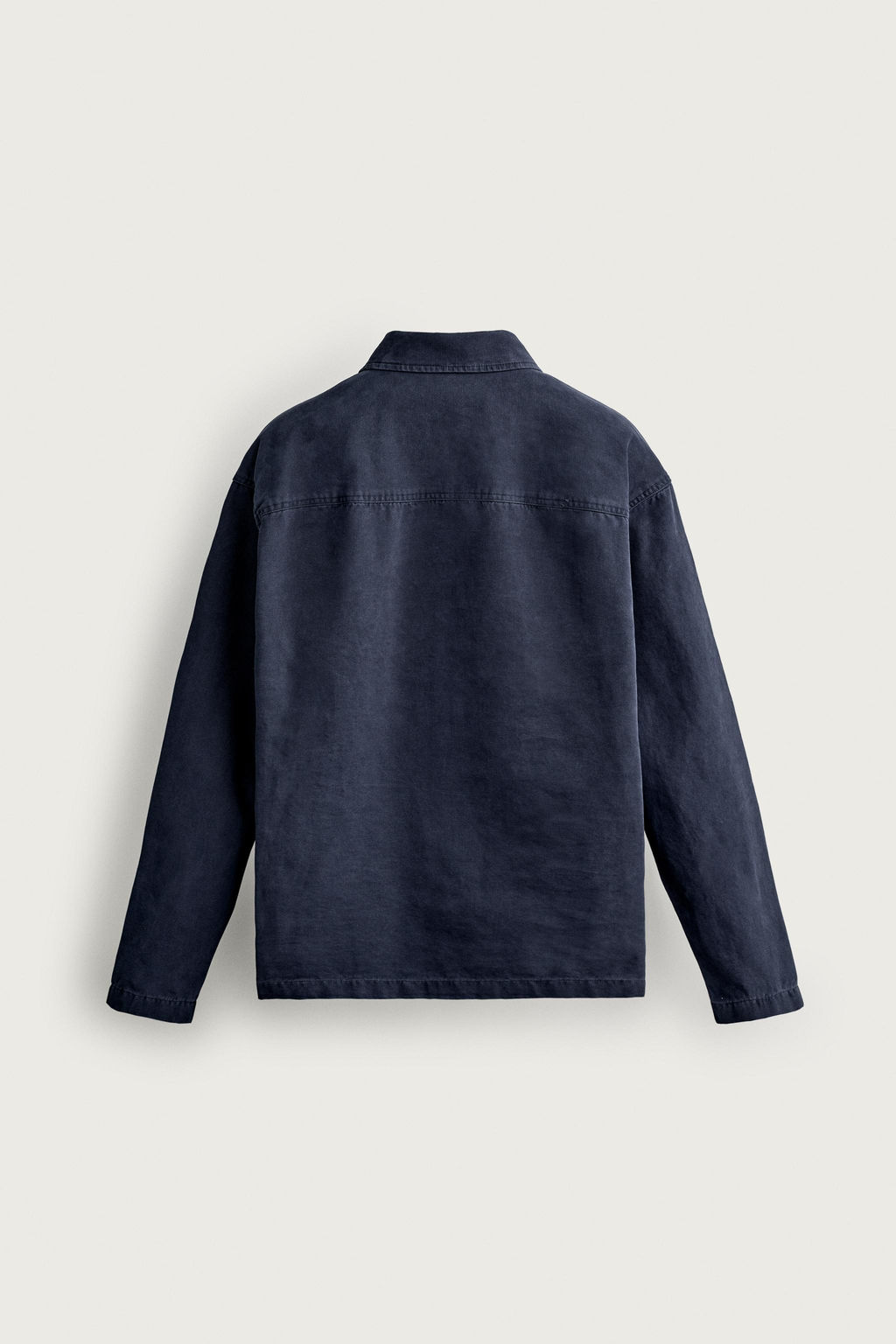 SOBRECAMISA REGULAR FIT ALAMARES NUDO / Marino - Zara фото 8