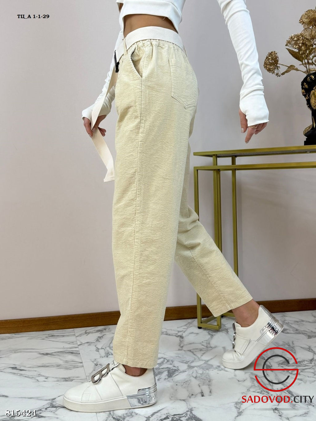 Женские брючки из микро вельвета