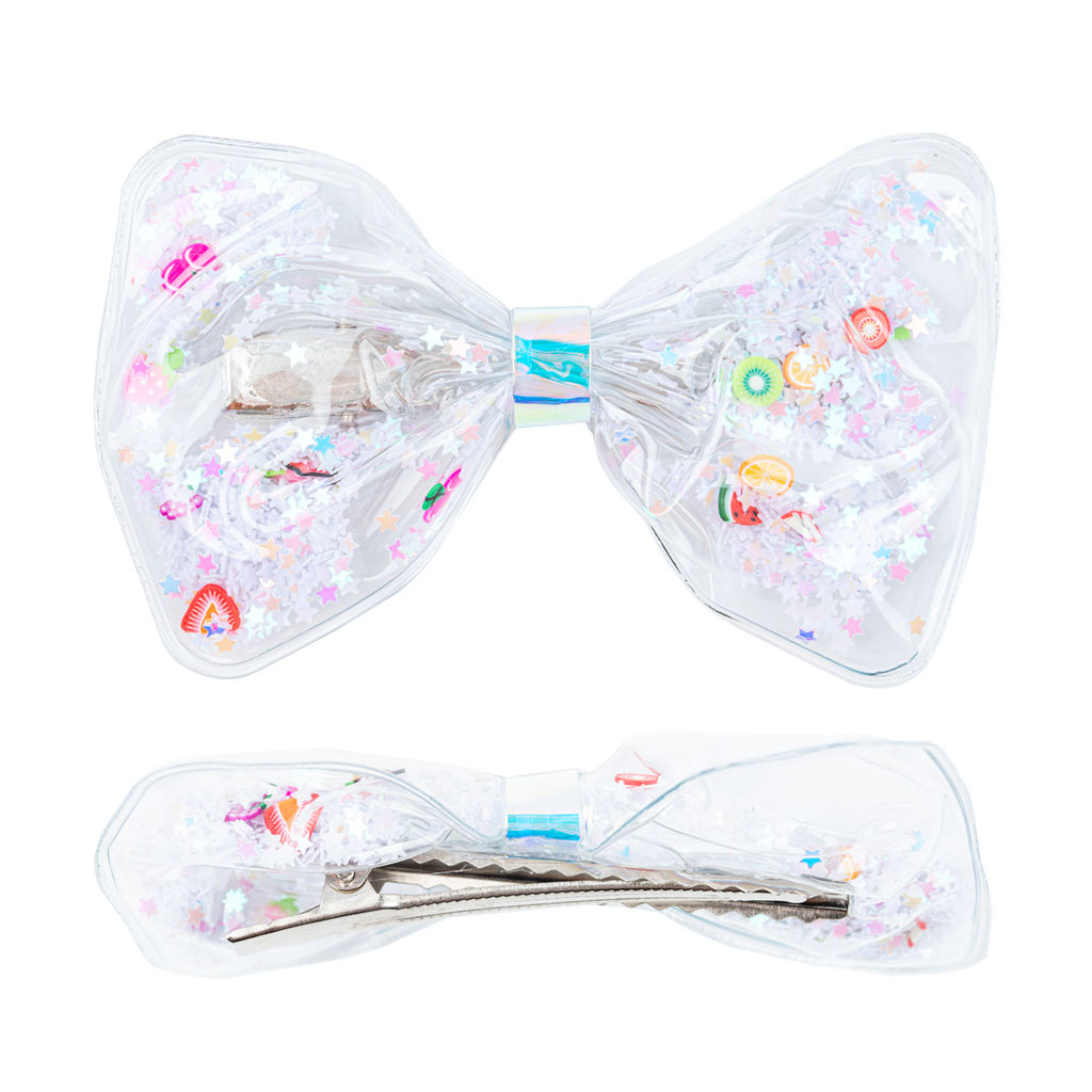 CHERRY MARY DZ07078 Заколка для волос 5 х 1 шт. №01 белый фото 3