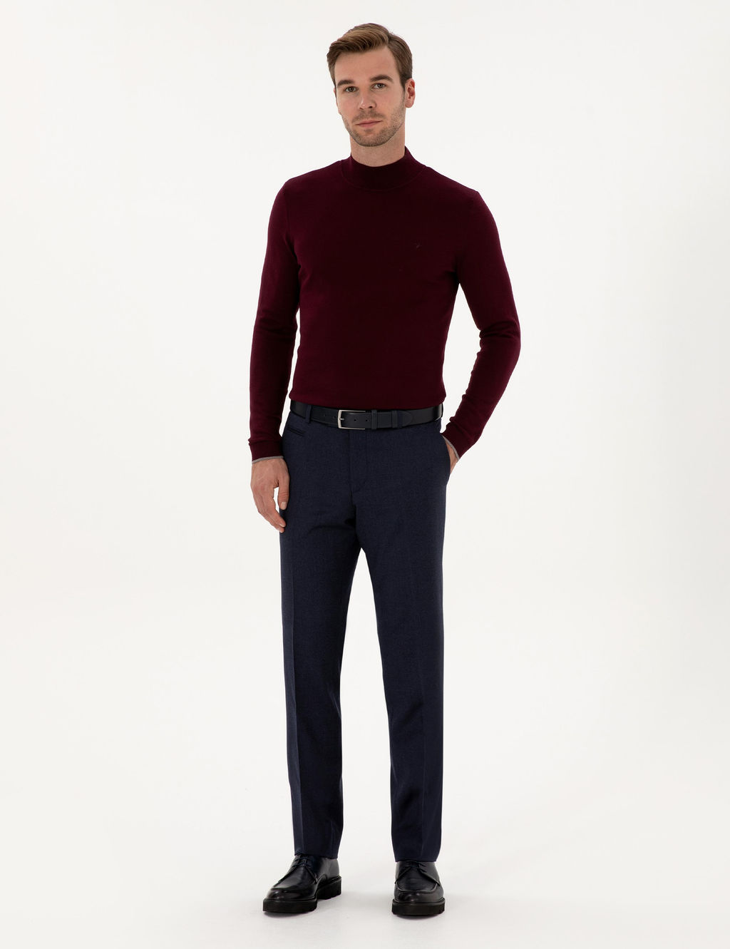 Bordo Slim Fit Kazak - Cacharel фото 4