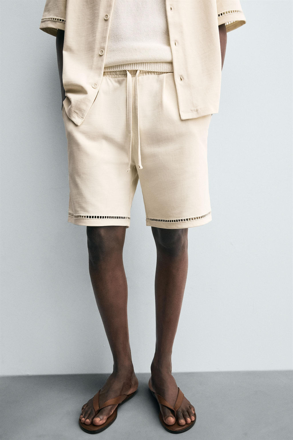 COMFORT STITCH BERMUDA SHORTS - Zara фото 5