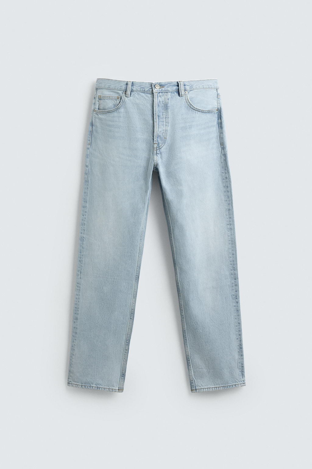 JEANS STRAIGHT FIT / Azul claro - Zara фото 7