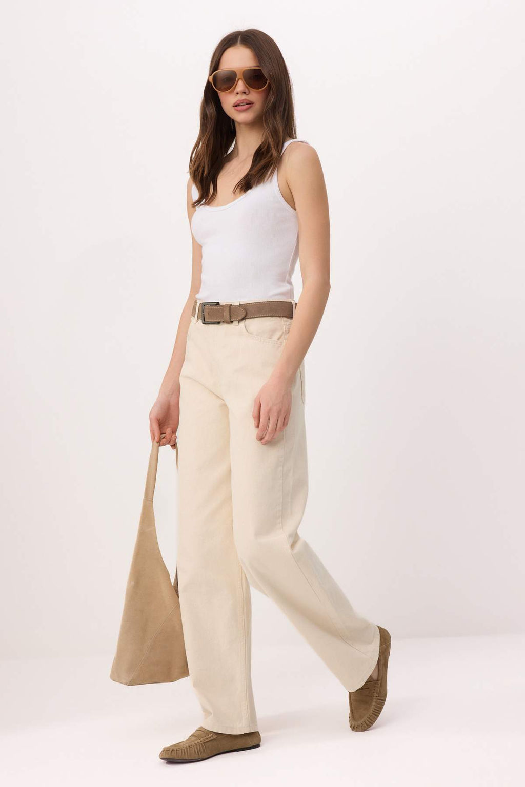 TRENDYOLMILLA Mavi Yuksek Bel Barrel Baggy Jeans TWOAW25JE00130  фото 25