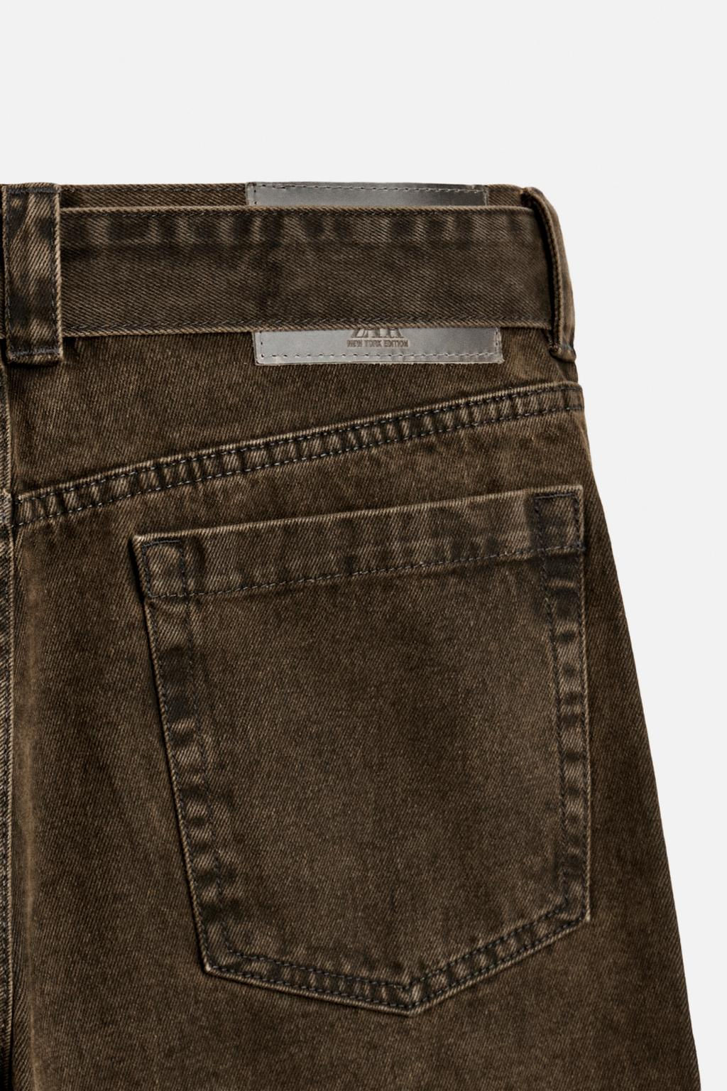 LIMITED EDITION RELAXED BELT JEANS - Zara фото 9