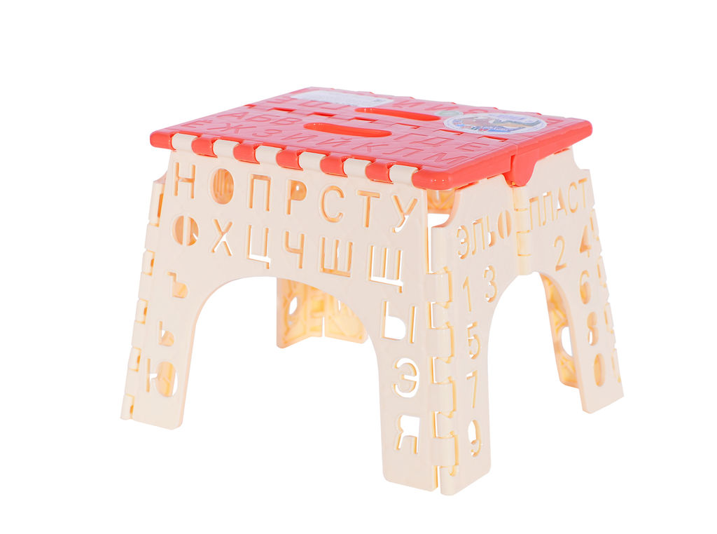 Табурет складной детский "Алфавит" 19 см арт. 162 ЭЛЬФ