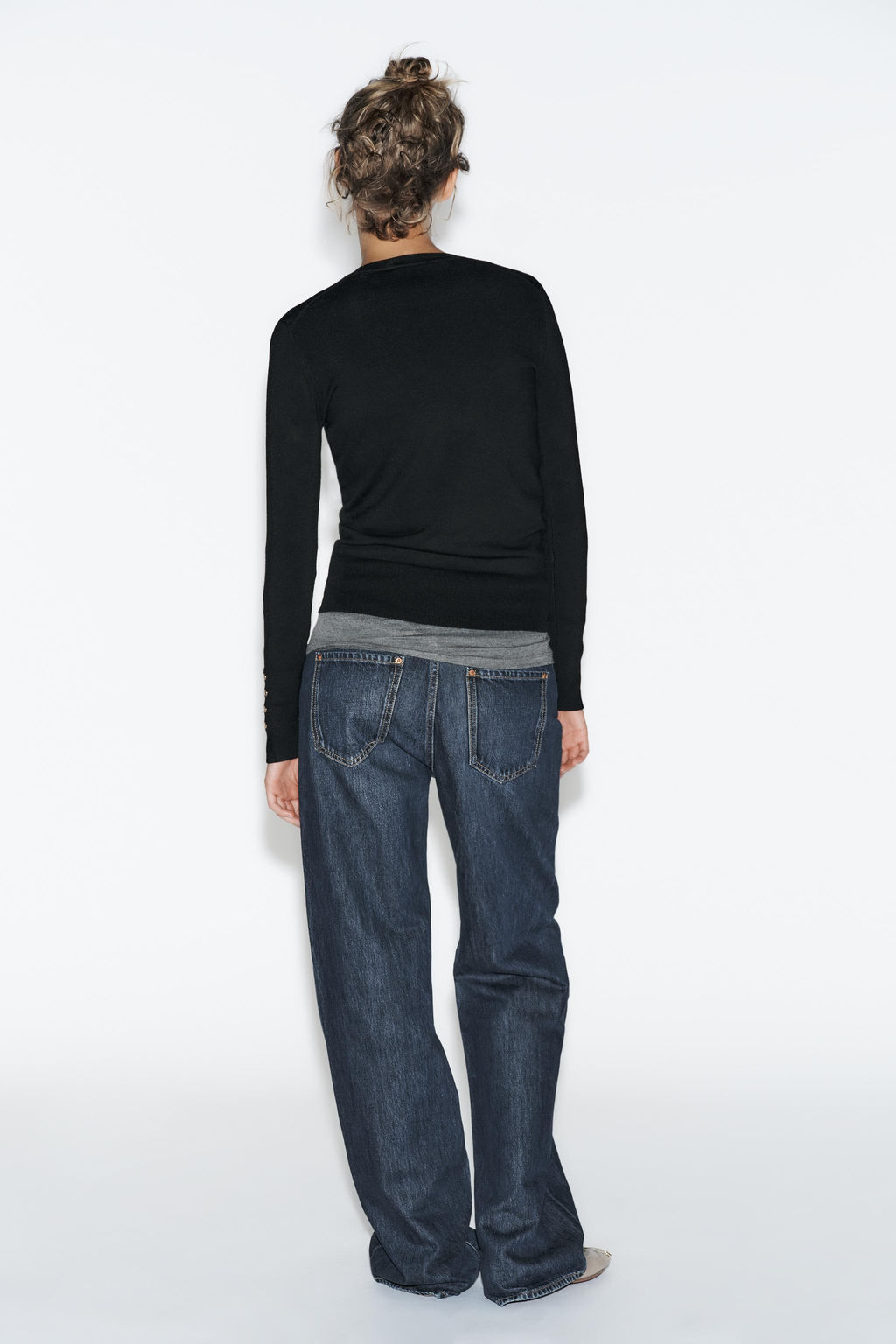 BASIC PLAIN KNIT JUMPER - Zara фото 14