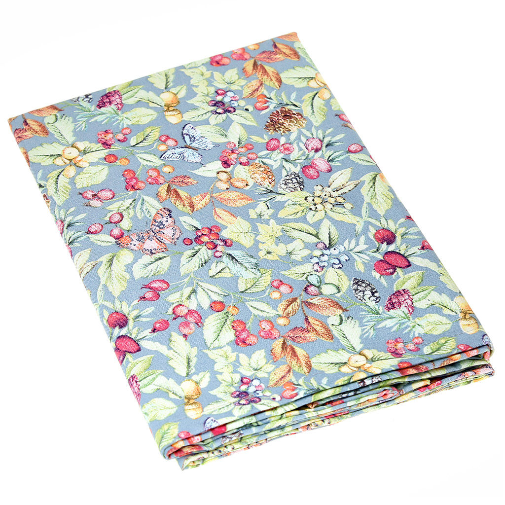 Скатерть 180х145см Marcella, длина стола до 140см, на 6 персон, рогожка (хлопок 100%) 171г/м2, упаковка классическая, пакет ПВХ 28х41см, Домашняя мода (Россия)  фото 4