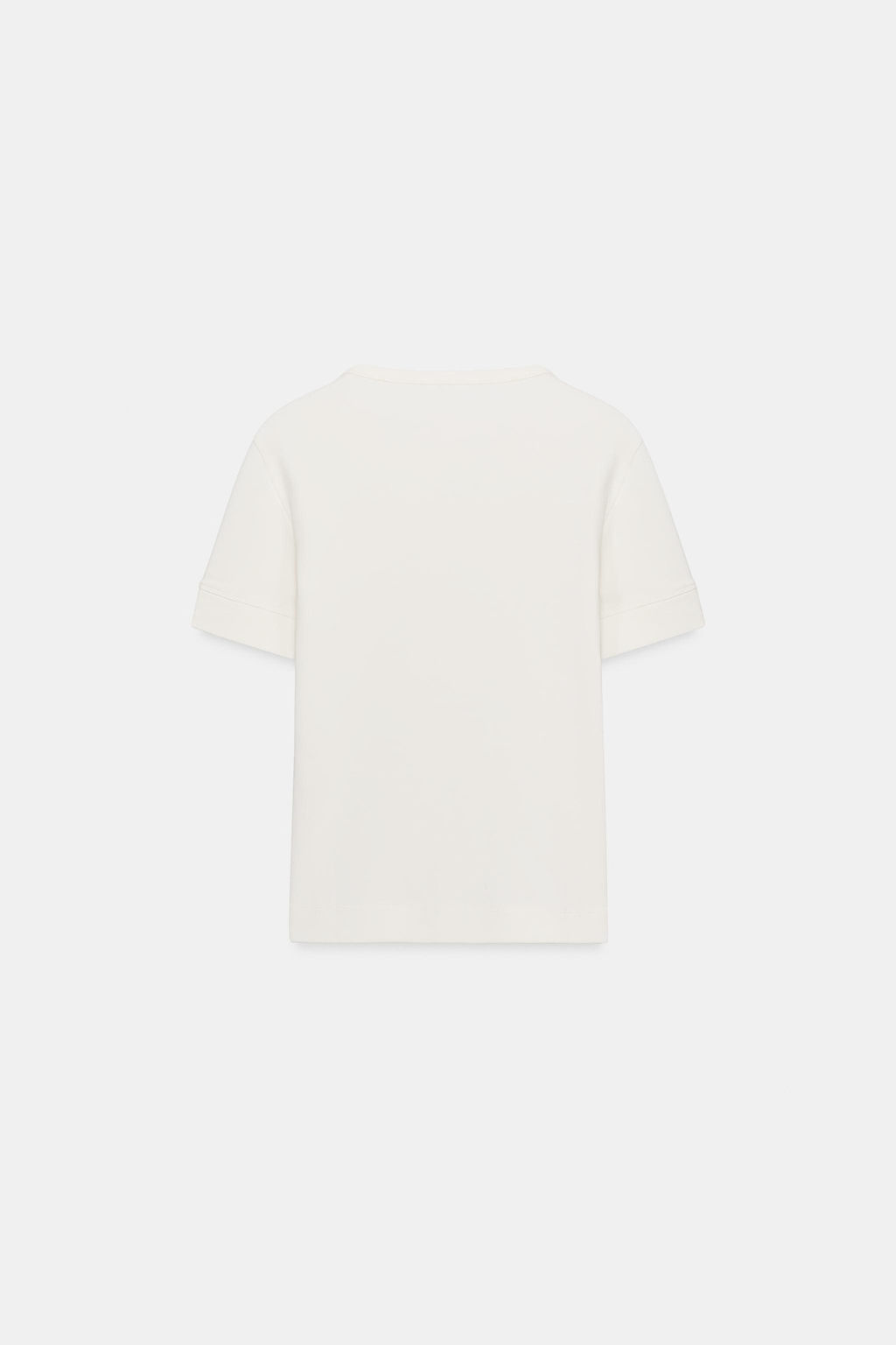 CAMISETA RIB BOTONES / blanco - Zara фото 5