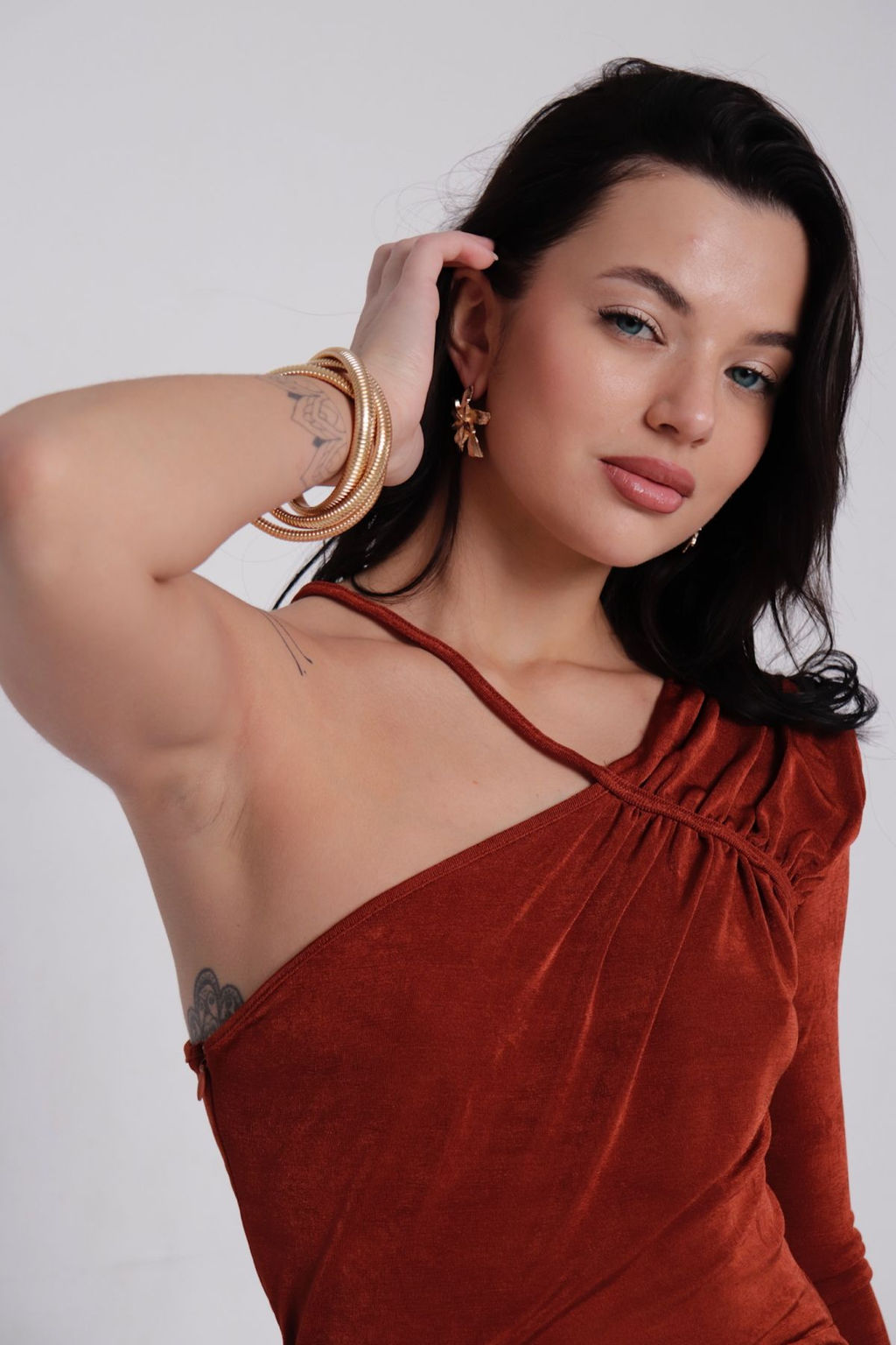 Платье вечернее с драпировкой - Martichelli фото 7