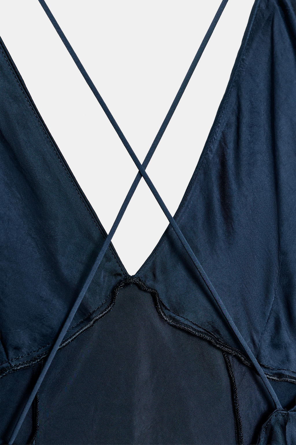 ZW COLLECTION LONG SATIN DRESS - Zara фото 9