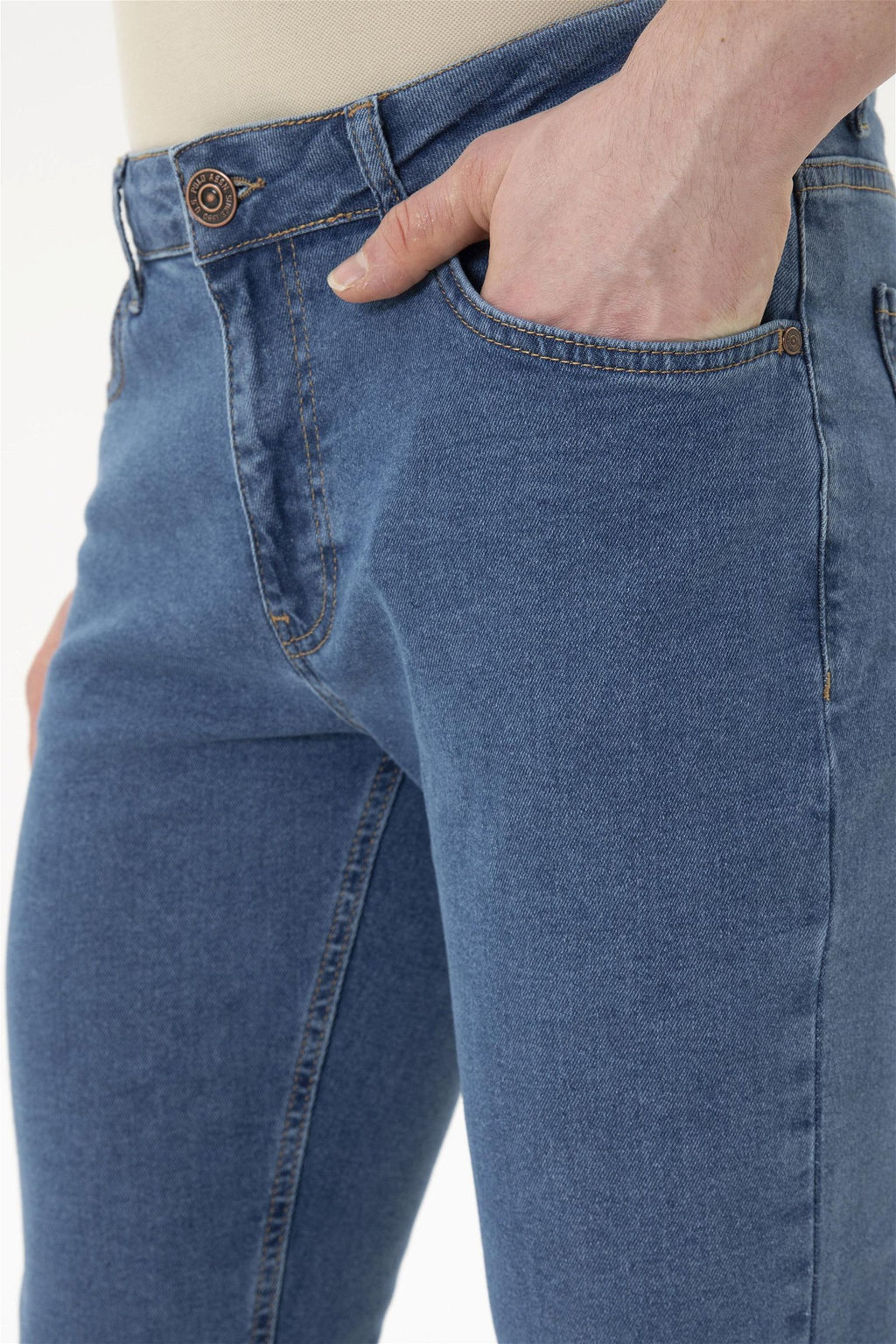 Мужские голубые джинсовые брюки - U.s. polo assn фото 6