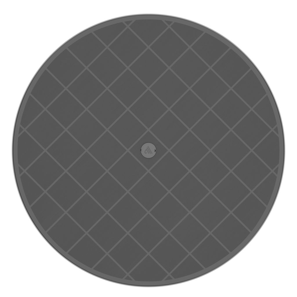 Стол круглый "Атлант" 900мм (графит) М8820