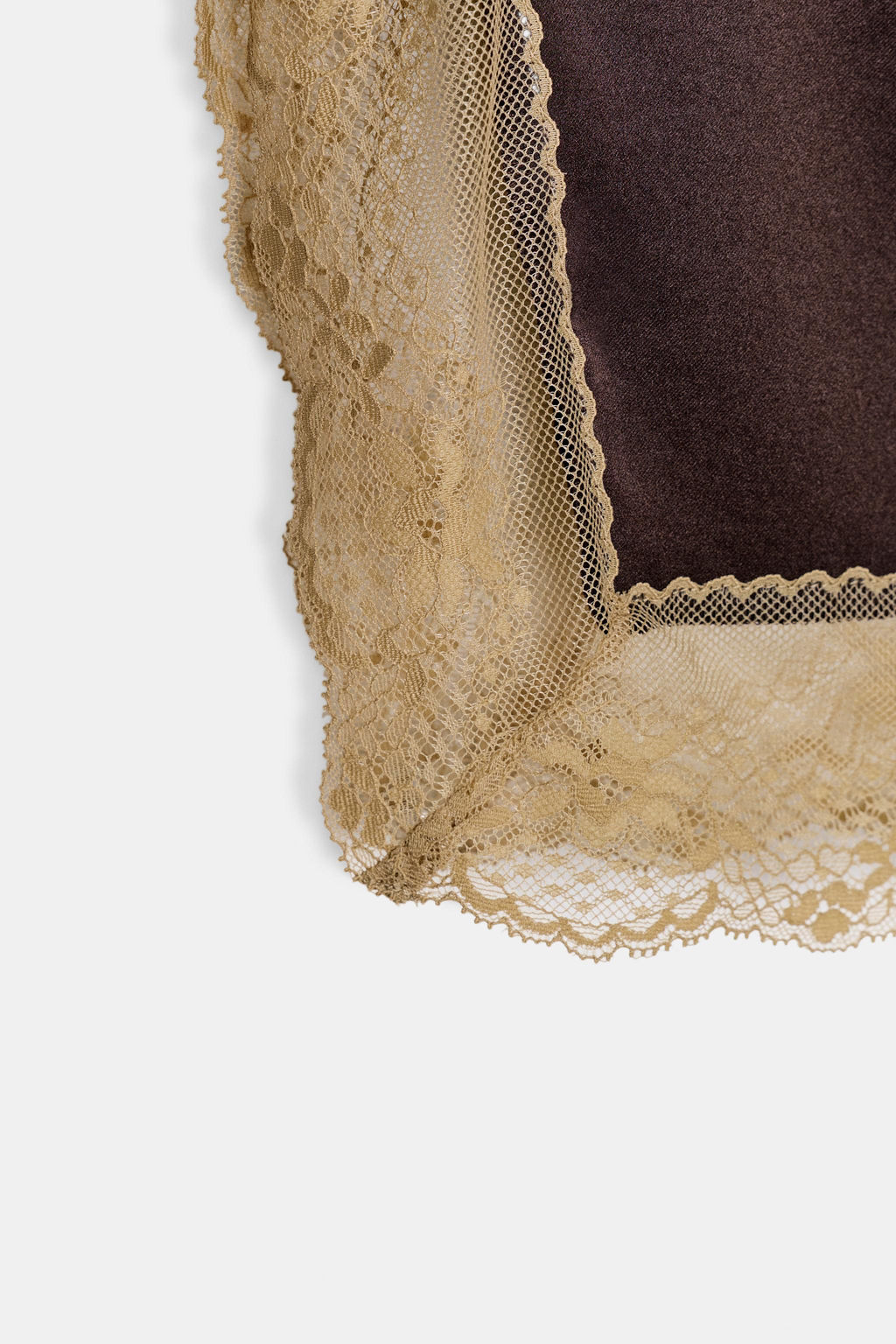 ZW COLLECTION LACE MIDI SKIRT - Zara фото 9