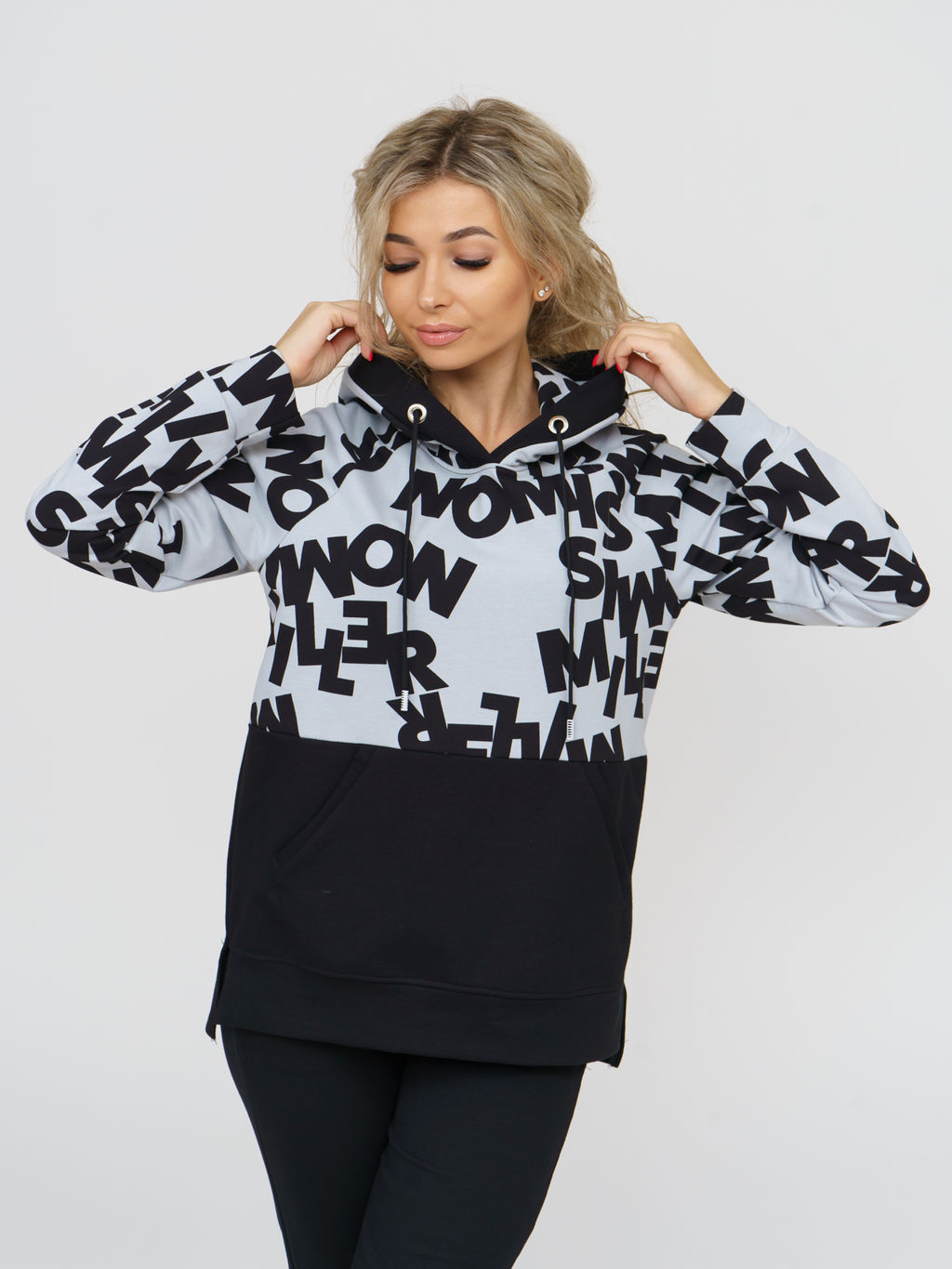 878 Костюм "Буквы на сером"